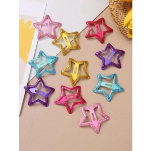 Elas Home 10'lu Yıldız Toka Simli