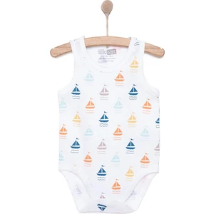 Hellobaby Erkek Bebek Body Bisiklet Yaka Atlet