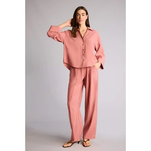 Wide Leg Yüksek Bel Modal Pantolon E8235AX26SM