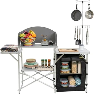 Funky Chairs Katlanabilir Alüminyum Portatif Kamp Mutfağı