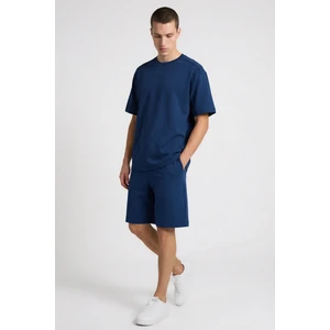 Parlament Oversize Fit Basic Erkek Şort Takım - 85292