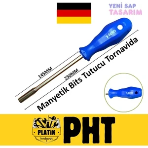 Mavi Sap 361 Serisi Manyetik Bits Tutucu Tornavida
