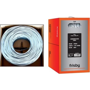 Cat6 Gri CCA Data Kablo (305m) (FR-CAT601)