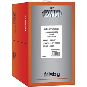 Cat6 Gri CCA Data Kablo (305m) (FR-CAT601)