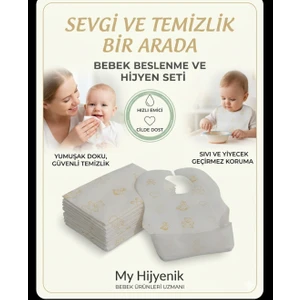 Bebek Mama Önlüğü 10 ADET