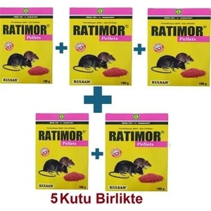 Pellet 100 gr x 5 Kutu Etkili Fare Için