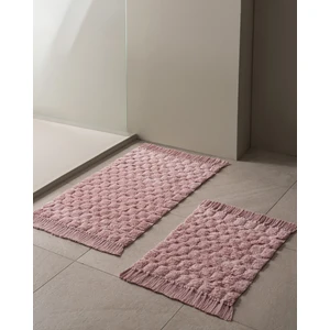 Madame Coco Marée 2'li Banyo Paspası - Pembe