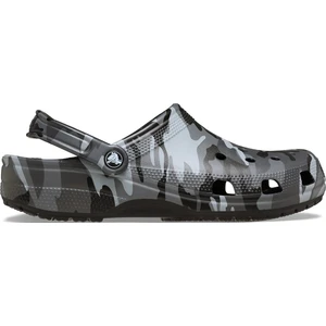 Classic Camouflage Clog Erkek Siyah Terlik