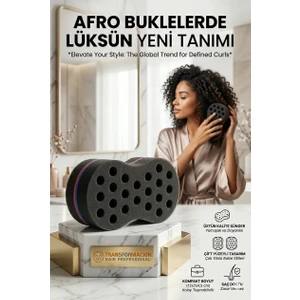 Kıvırcık Afro Saç Süngeri