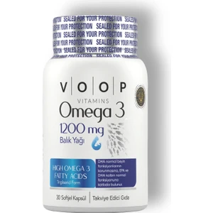 Omega 3 Balık Yağı 1200 Mg 30 Kapsül