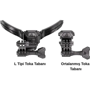 Aksiyon Kamera Için Kask Montaj Seti