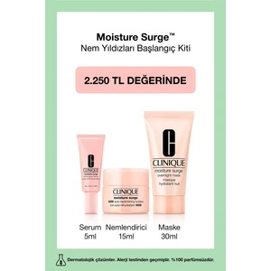 Moisture Surge™ Nem Yıldızları Başlangıç Kiti | Nemlendirici 15ml, Serum 5ml, Maske 30ml