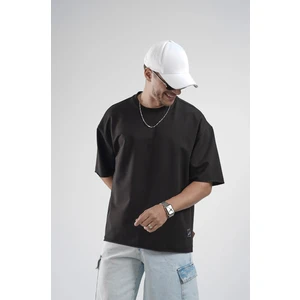 Oversize Kalıp Likralı Basic Tişört