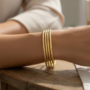 Xuping Jewelry Desenli Ajda Bilezik