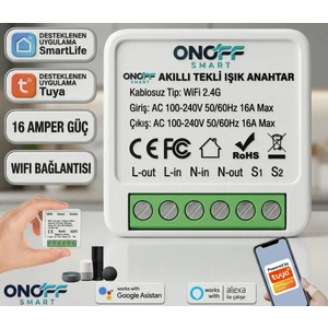 Tuyam smart  Wifi Destekli Akıllı Işık Anahtarı