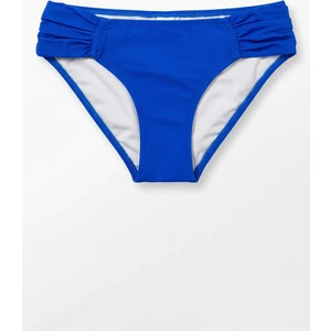 Mavi Kalın Kenarlı Dar Kalıp Bikini Altı