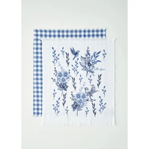 Bleu Blanc Pamuklu Kurulama Bezi 2'li (40X50 Cm)