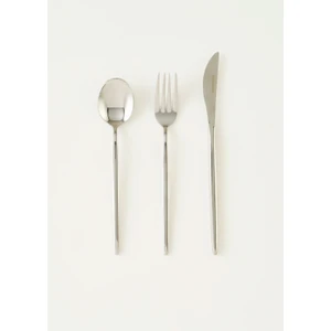 Bella Maison Siena 18 Parça Tatlı Çatal Kaşık Bıçak Seti Silver