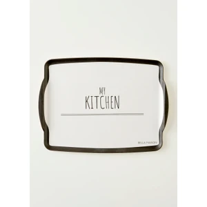Bella Maison My Kitchen Melamin Tepsi Siyah 42X31 Cm