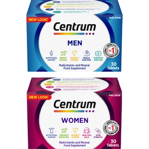 Men 30 Tablet + Centrum Women 30 Tablet Ikili Set