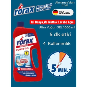 Pover Güçlü Lavabo Açıcı Jel 1 lt