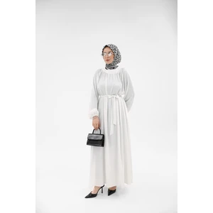 Kadeem Giyim Bahar Elbise & Ekru