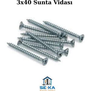 Seka Hand Tools 3X40 Sunta Vidası 50 Adet