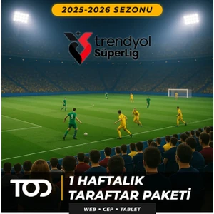 Tod Tv 1 Hafta 3 Ekran Taraftar Paketi(Web Ceb Tablet)