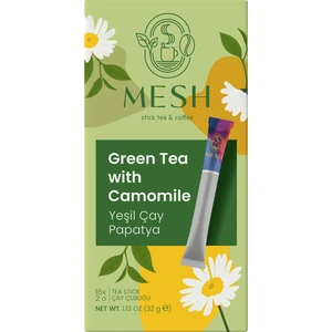 Mesh Stick Papatyalı Yeşil Çay Bitki Çayı 16'lı