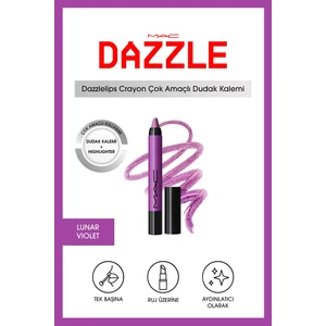 M.A.C Dazzlelip Crayon Işıltılı Dudak Kalemi - Lunar Violet