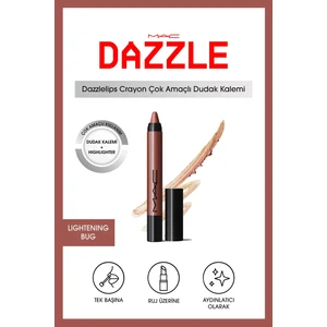 M.A.C Dazzlelip Crayon Işıltılı Dudak Kalemi - Lightening Bug