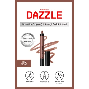 M.A.C Dazzlelip Crayon Işıltılı Dudak Kalemi - Gem Stone