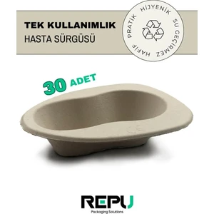 30’lu Karton Hasta Sürgüsü – Tek Kullanımlık, Su Geçirmez