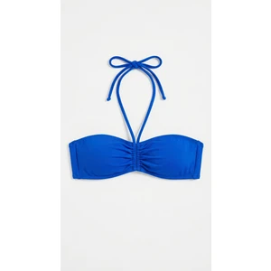 Mavi Dar Kalıp Straplez Bikini Üstü