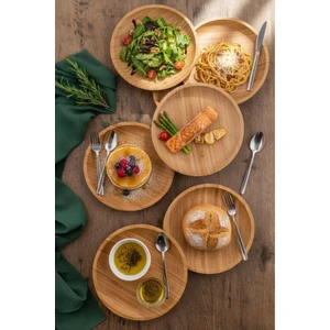 Emmy - 6 Parça Bambu Pasta Seti