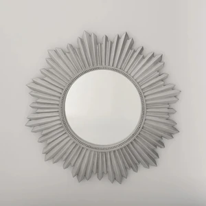 Armanda Yuvarlak Ayna Gümüş