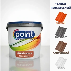 Point Boya Kiremit Boyası (Antrasit ,20 Kg)