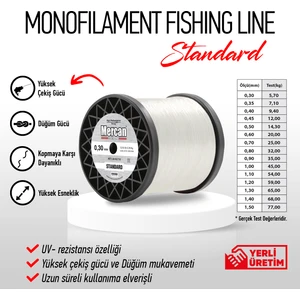 Standart 1 kg Beyaz Bobin Misina