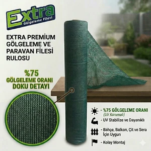 Gölgeleme Filesi  %75 - 65 Gr/m2