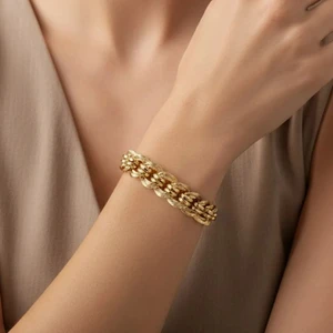 Xuping Jewelry Örgü Model Bileklik