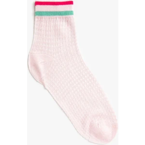 Desenli Basic Çorap