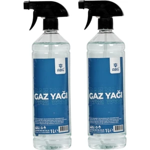 Gaz Yağı 2'li Sprey Şişe Ekonomik Set  (2 Lt)