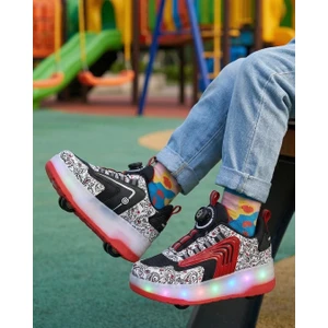 Tuğba Ortopedi 001 Çocuk Işıklı Tekerlekli Sneaker