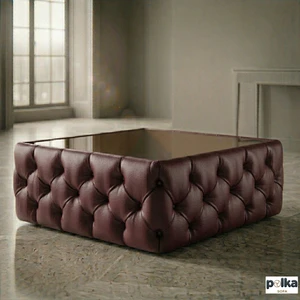 Polka Sofa Retro Deri Serisi Orta Sehpa
