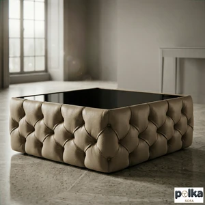 Polka Sofa Retro Deri Serisi Orta Sehpa