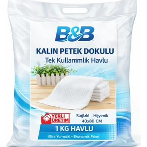 BB Kozmetik Tek Kullanımlık Havlu 40x80 cm 1 kg