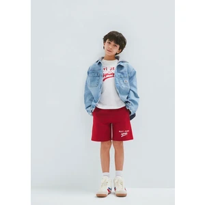 Mavi Jeans Baskılı Kırmızı Şort 6410019-89125