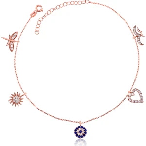 Inure Jewelry Gümüş Şans Taneli Halhal