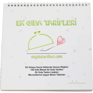 Turuncu Bebek Ek Gıda Kitabı (Takvim Tasarım) - Elif Akar