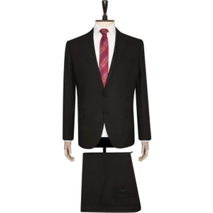 Siyah Slim Fit Takım Elbise